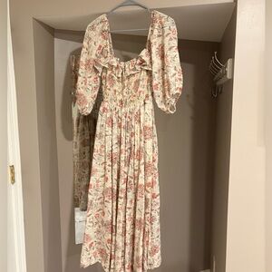 free people oasis printed maxi dress